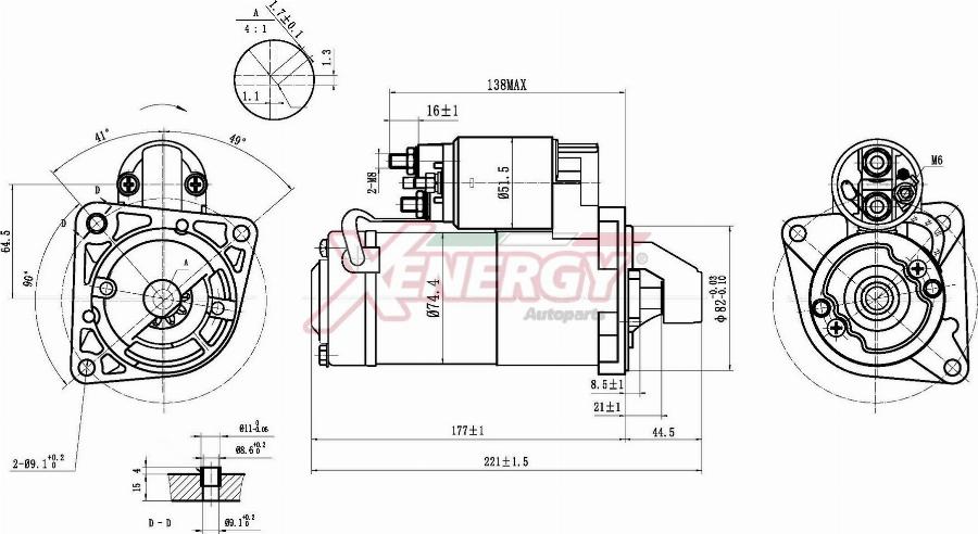 AP XENERGY XST18735AD - Démarreur cwaw.fr