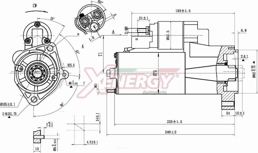 AP XENERGY XST35210AD - Démarreur cwaw.fr