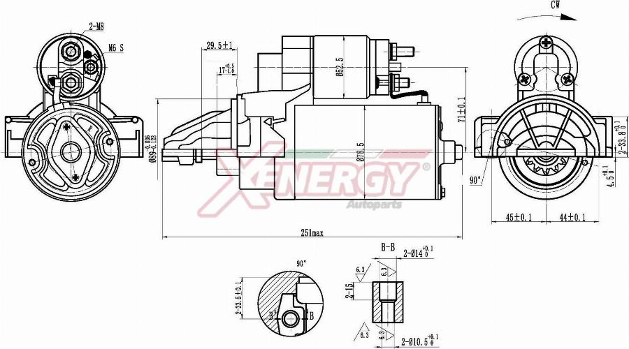 AP XENERGY XST30910AD - Démarreur cwaw.fr