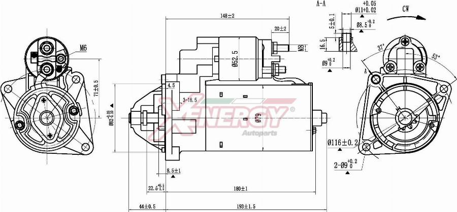 AP XENERGY XST29410AD - Démarreur cwaw.fr