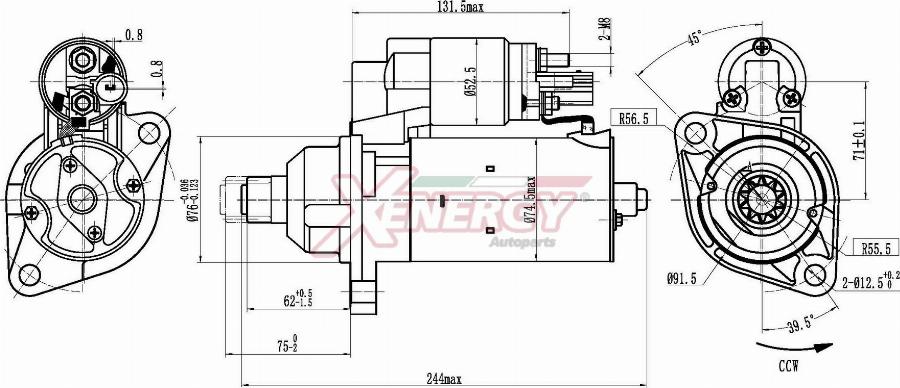 AP XENERGY XST25510AD - Démarreur cwaw.fr