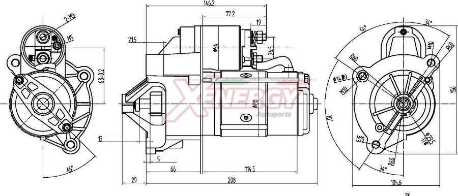 AP XENERGY XST20715AD - Démarreur cwaw.fr