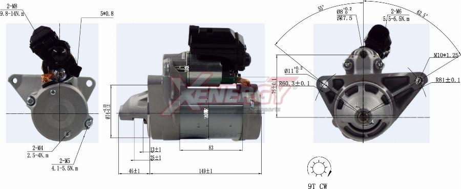 AP XENERGY XST28840AD - Démarreur cwaw.fr