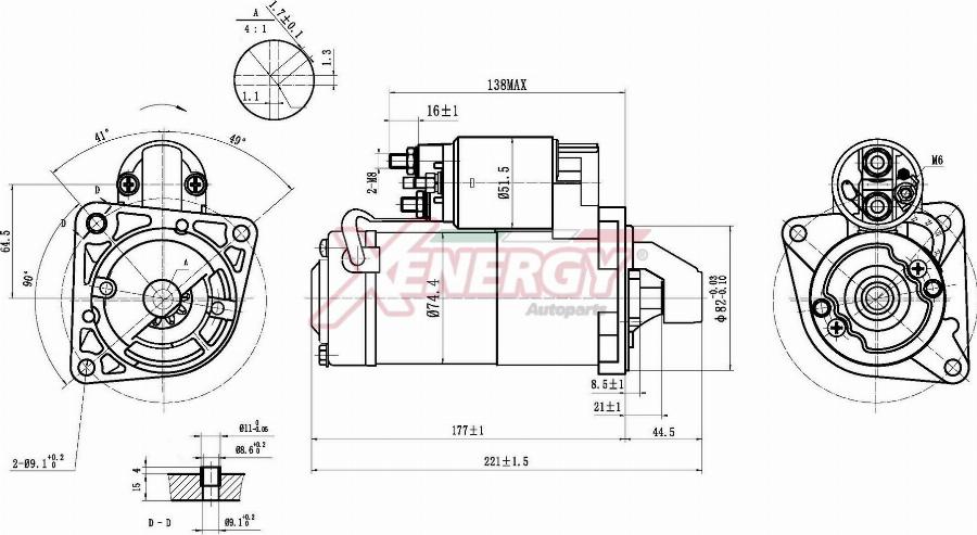 AP XENERGY XST28710AD - Démarreur cwaw.fr