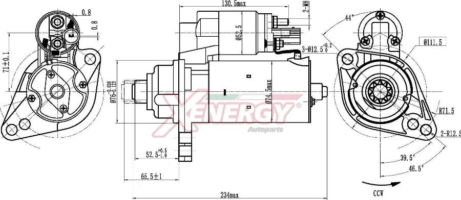 AP XENERGY XST27810AD - Démarreur cwaw.fr