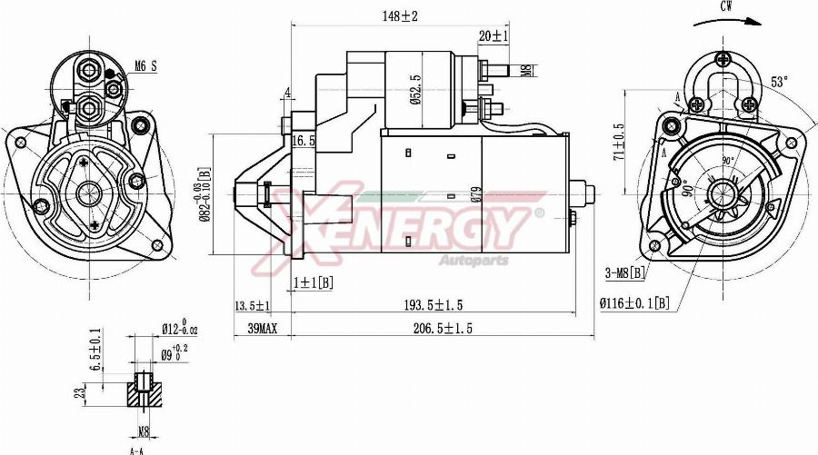 AP XENERGY XST27710AD - Démarreur cwaw.fr