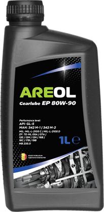 Areol 80W90AR075 - Huile pour engrenage d'essieux cwaw.fr