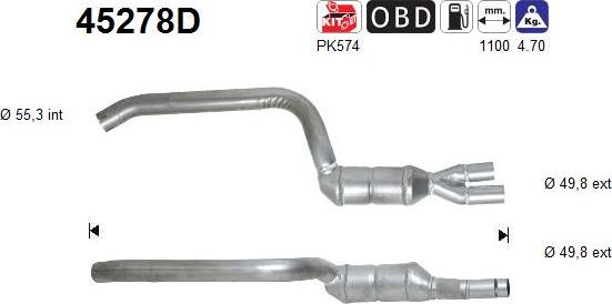 AS 45278D - Catalyseur cwaw.fr