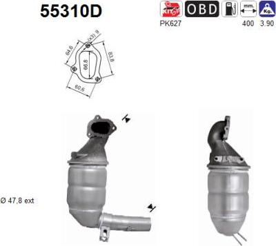 AS 55310D - Catalyseur cwaw.fr