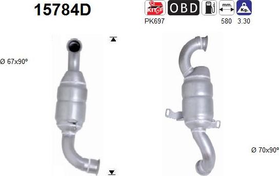 AS 15784D - Catalyseur cwaw.fr