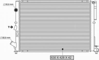 ASAM 34891 - Radiateur, refroidissement du moteur cwaw.fr