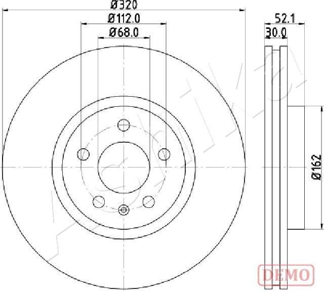 Ashika 60-00-0919C - Disque de frein cwaw.fr