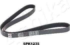 Ashika 112-6PK1235 - Courroie trapézoïdale à nervures cwaw.fr