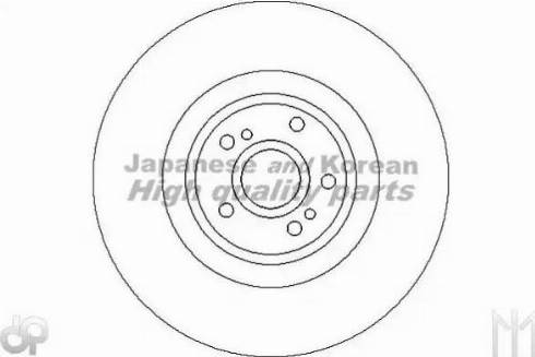 Ashuki 0990-6107 - Disque de frein cwaw.fr