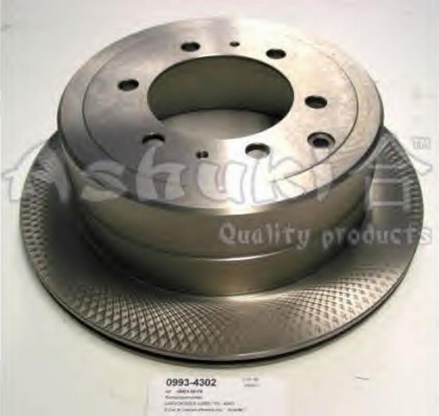 Ashuki 0993-4302 - Disque de frein cwaw.fr