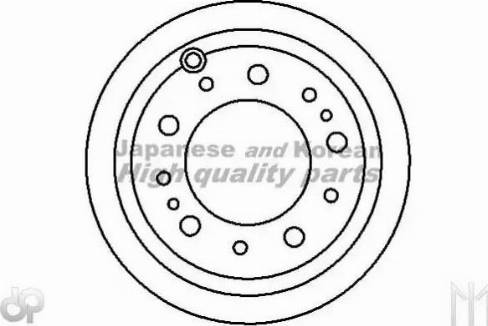 Ashuki 0993-5302 - Disque de frein cwaw.fr