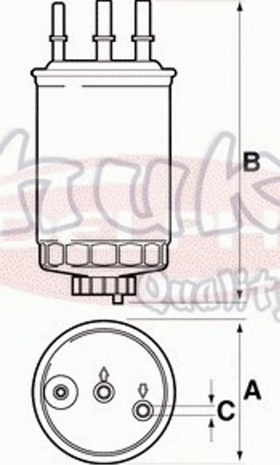 Ashuki 0399-3040 - Filtre à carburant cwaw.fr