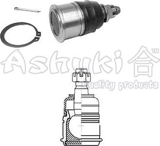 Ashuki 1458-2004 - Rotule de suspension cwaw.fr