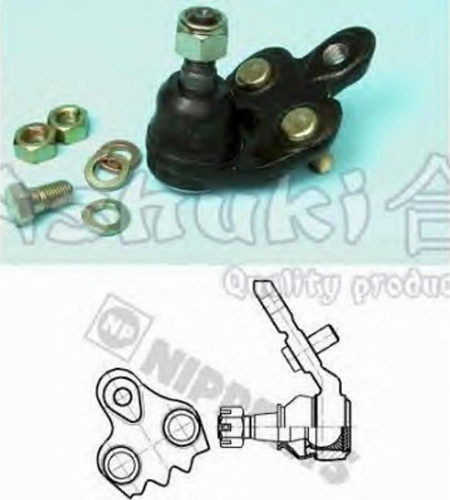 Ashuki 1461-0002 - Rotule de suspension cwaw.fr