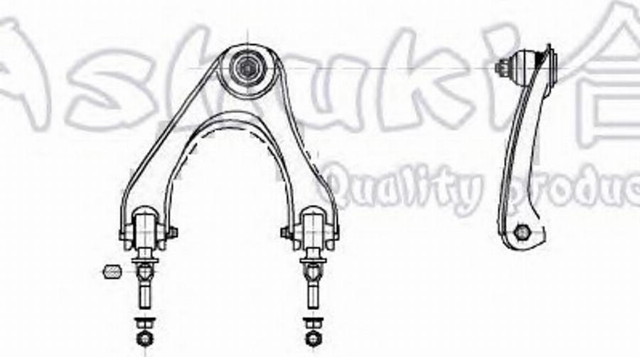 Ashuki 1476-2004 - Bras de liaison, suspension de roue cwaw.fr