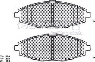 Ashuki 1080-9090 - Kit de plaquettes de frein, frein à disque cwaw.fr