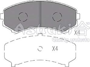 Ashuki 1080-9305 - Kit de plaquettes de frein, frein à disque cwaw.fr