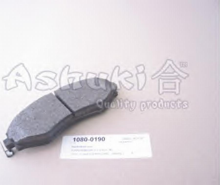 Ashuki 1080-0190 - Kit de plaquettes de frein, frein à disque cwaw.fr