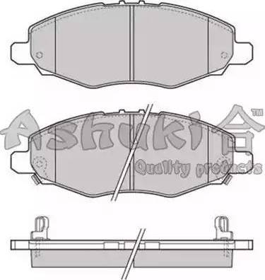 Ashuki 1080-8012 - Kit de plaquettes de frein, frein à disque cwaw.fr