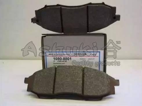 Ashuki 1080-8801 - Kit de plaquettes de frein, frein à disque cwaw.fr