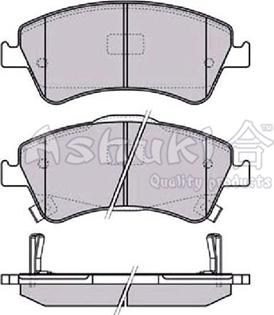 Ashuki 1080-3212 - Kit de plaquettes de frein, frein à disque cwaw.fr