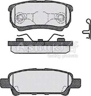 Ashuki 1083-4105 - Kit de plaquettes de frein, frein à disque cwaw.fr