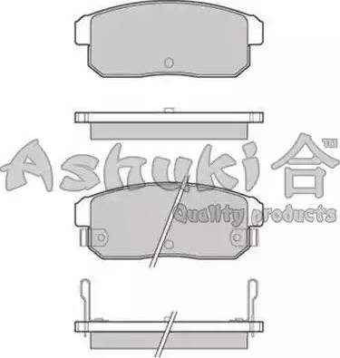 Ashuki 1083-8103 - Kit de plaquettes de frein, frein à disque cwaw.fr