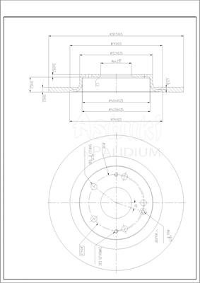 Ashuki H039-84 - Disque de frein cwaw.fr