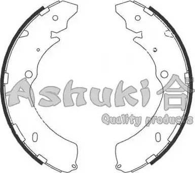 Ashuki IS015-01 - Jeu de mâchoires de frein cwaw.fr