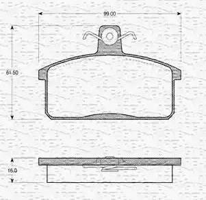 Ashuki K012-11 - Kit de plaquettes de frein, frein à disque cwaw.fr