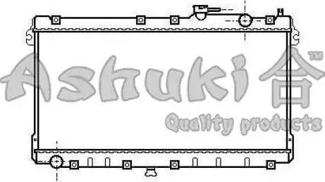 Ashuki M554-05 - Radiateur, refroidissement du moteur cwaw.fr