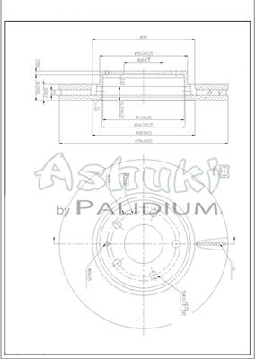 Ashuki M616-12 - Disque de frein cwaw.fr