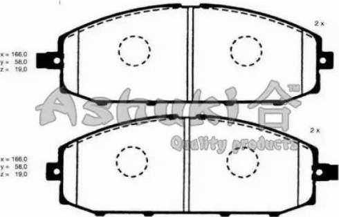 BENDIX 510976 - Kit de plaquettes de frein, frein à disque cwaw.fr