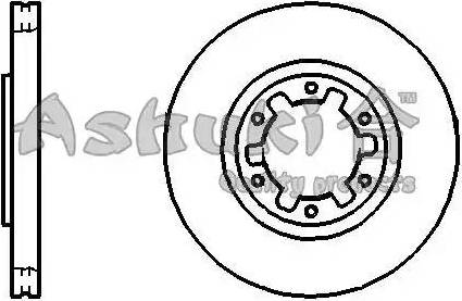 Ashuki N013-83 - Disque de frein cwaw.fr