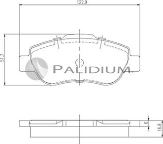 Ashuki P1-1486 - Kit de plaquettes de frein, frein à disque cwaw.fr