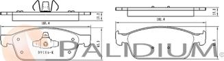 Ashuki P1-1598 - Kit de plaquettes de frein, frein à disque cwaw.fr