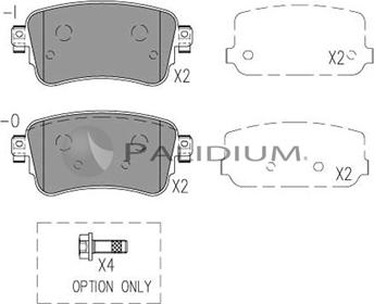 Ashuki P1-1559 - Kit de plaquettes de frein, frein à disque cwaw.fr