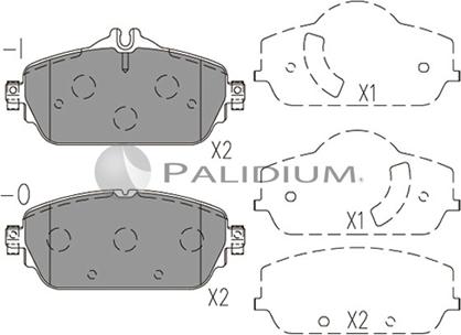 Ashuki P1-1569 - Kit de plaquettes de frein, frein à disque cwaw.fr