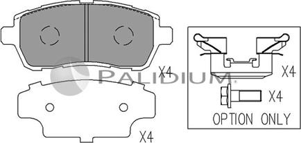 Ashuki P1-1560 - Kit de plaquettes de frein, frein à disque cwaw.fr