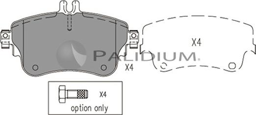 Ashuki P1-1567 - Kit de plaquettes de frein, frein à disque cwaw.fr