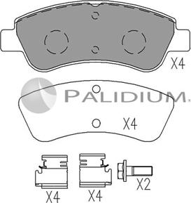 Ashuki P1-1526 - Kit de plaquettes de frein, frein à disque cwaw.fr