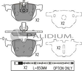 Ashuki P1-1090 - Kit de plaquettes de frein, frein à disque cwaw.fr