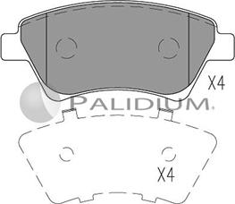 Ashuki P1-1046 - Kit de plaquettes de frein, frein à disque cwaw.fr