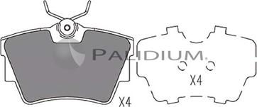 Ashuki P1-1043 - Kit de plaquettes de frein, frein à disque cwaw.fr