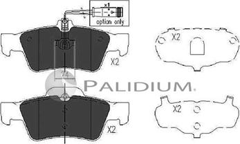 Ashuki P1-1059 - Kit de plaquettes de frein, frein à disque cwaw.fr